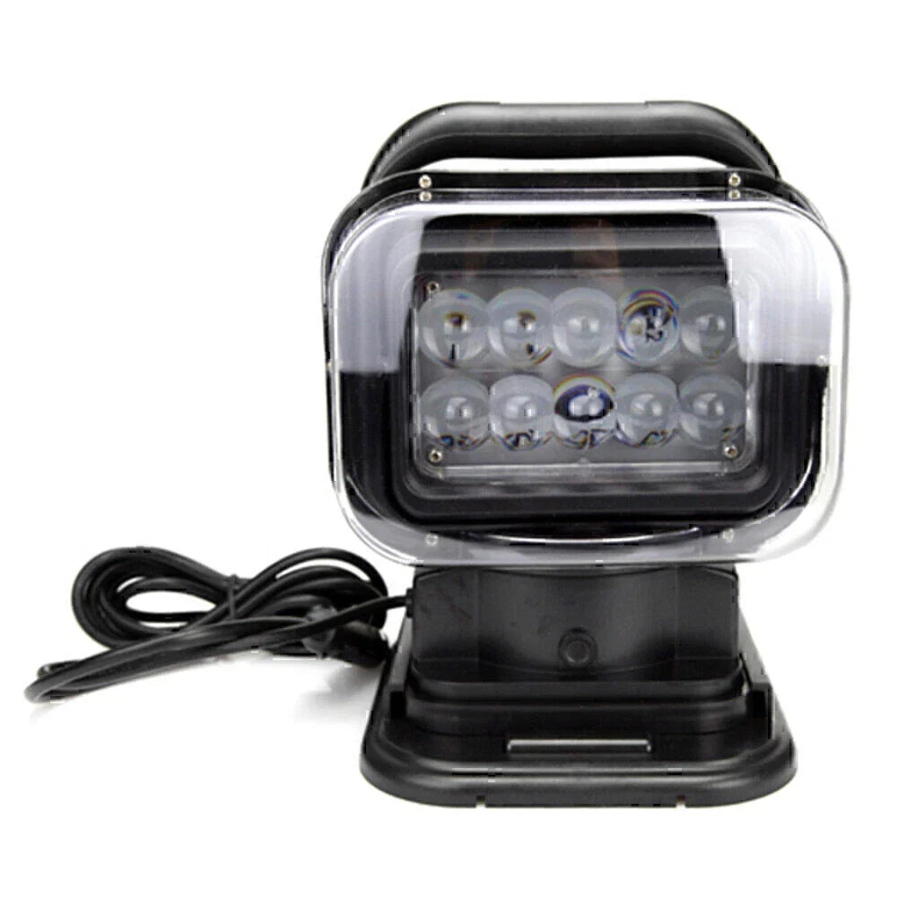 50W 360�� LED Remote Control Search Light for Camping, Magnetic Base