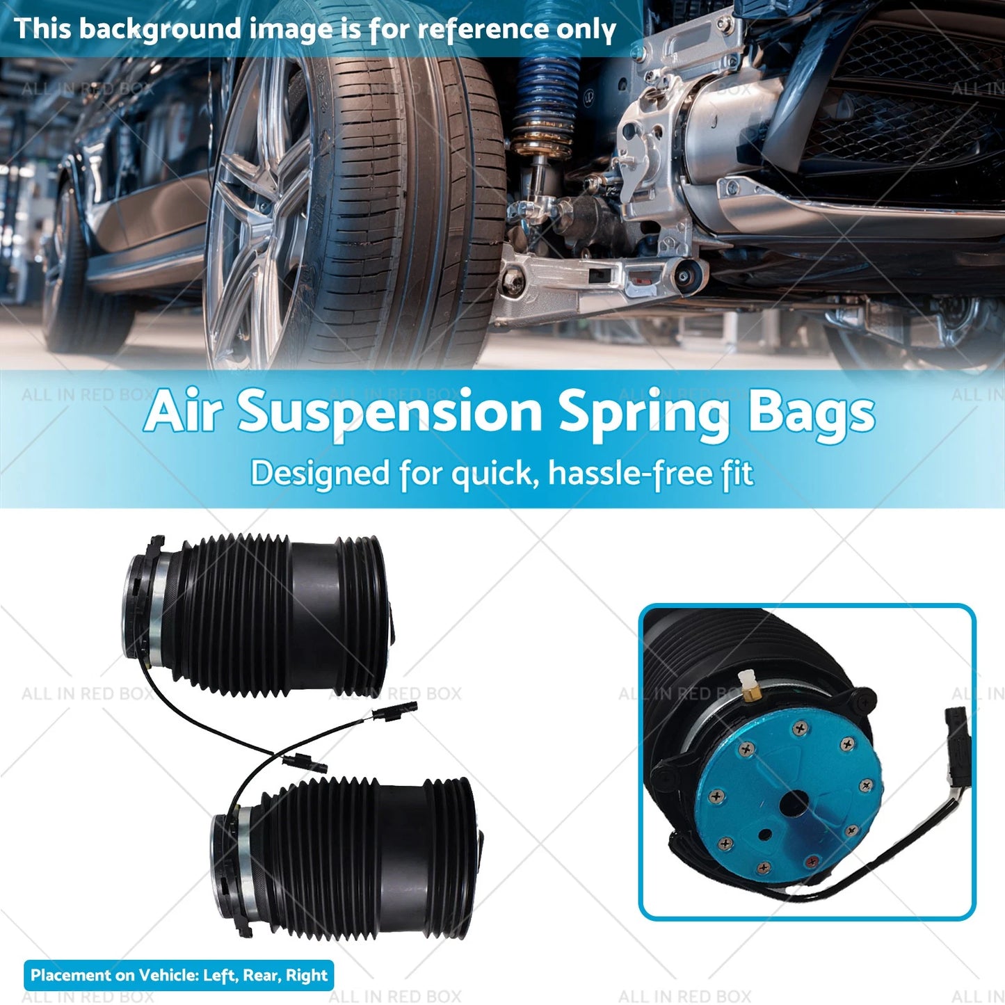 Rear Air Suspension Spring Bags for Mercedes A-Class (2019-2023)