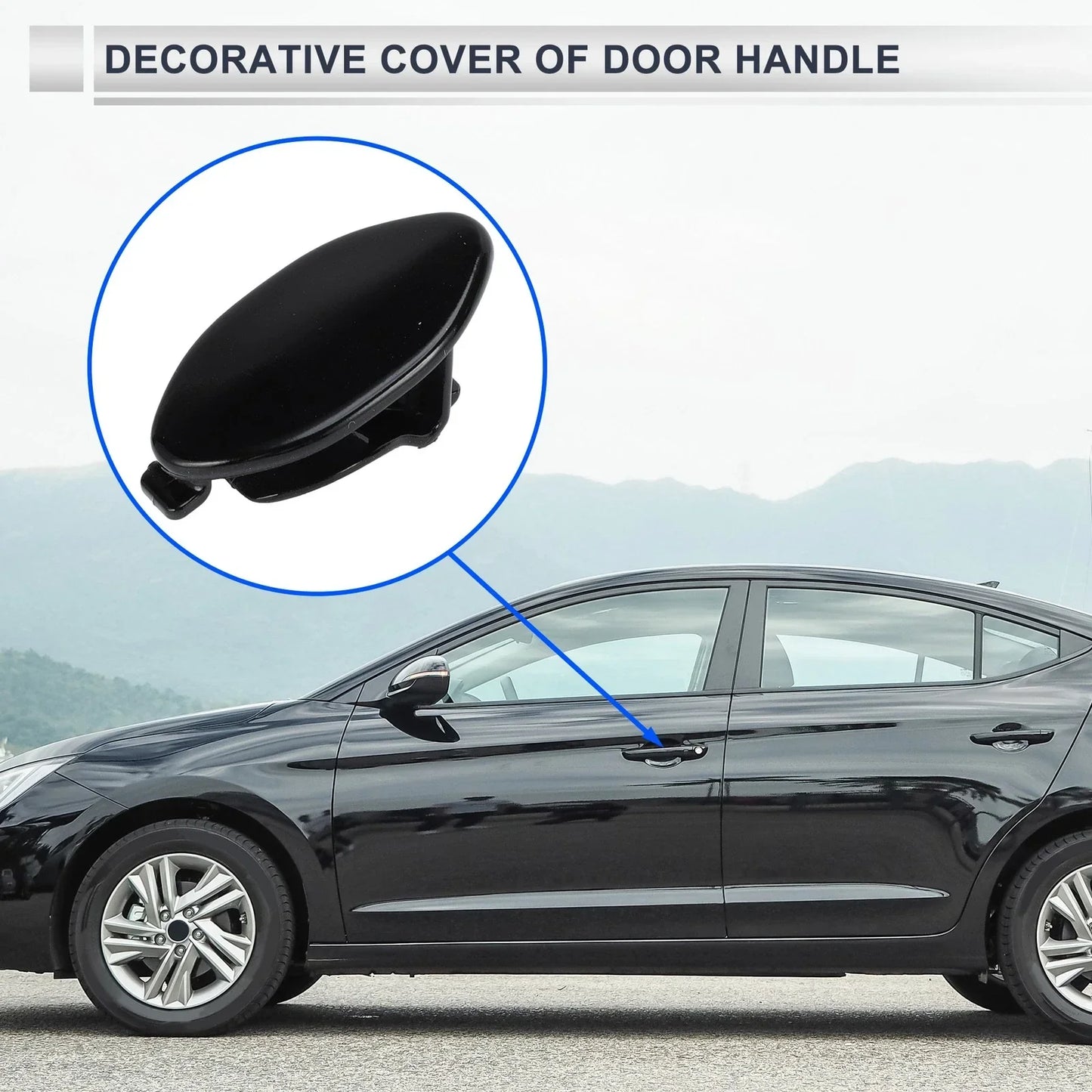 Front Left Door Knob Cover for BMW 5-Series/G30/G38 (2018 - 2023)