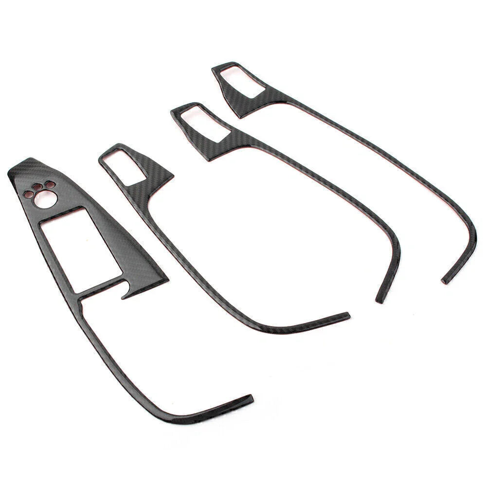 4 x Carbon Fiber Window Switch Button Covers for Audi Q5 (2009-2017)