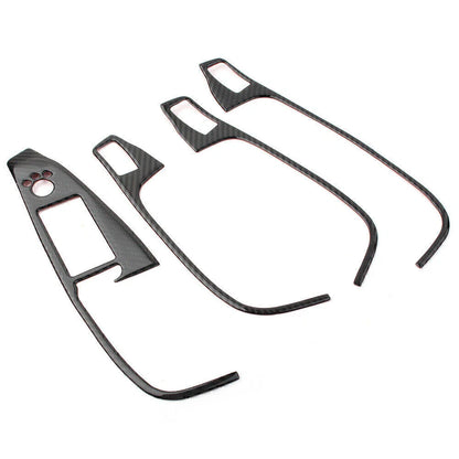 4 x Carbon Fiber Window Switch Button Covers for Audi Q5 (2009-2017)