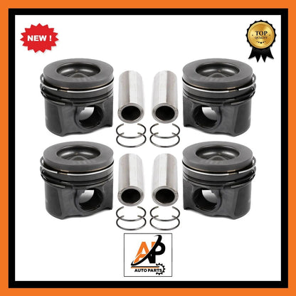 Engine Piston Set 4 PCs Replacement for Citroen C5 Peugeot 2.0 HDi (2012–2017)