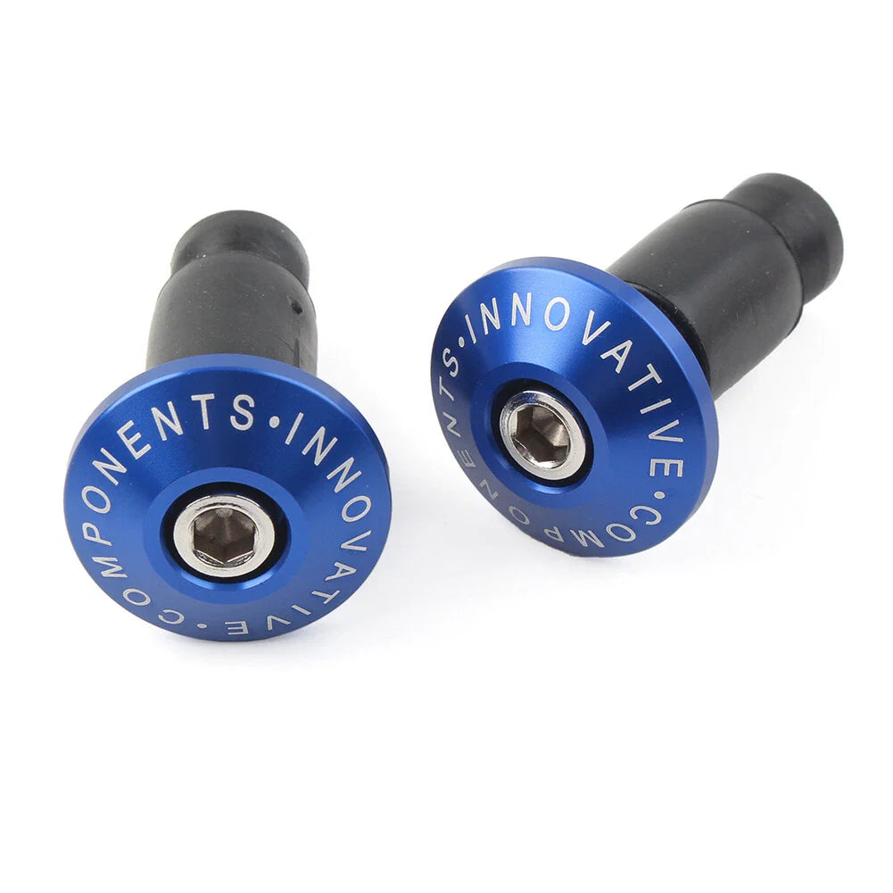 Blue 7/8'' Handlebar End Caps for Motorcycle Dirt Bike