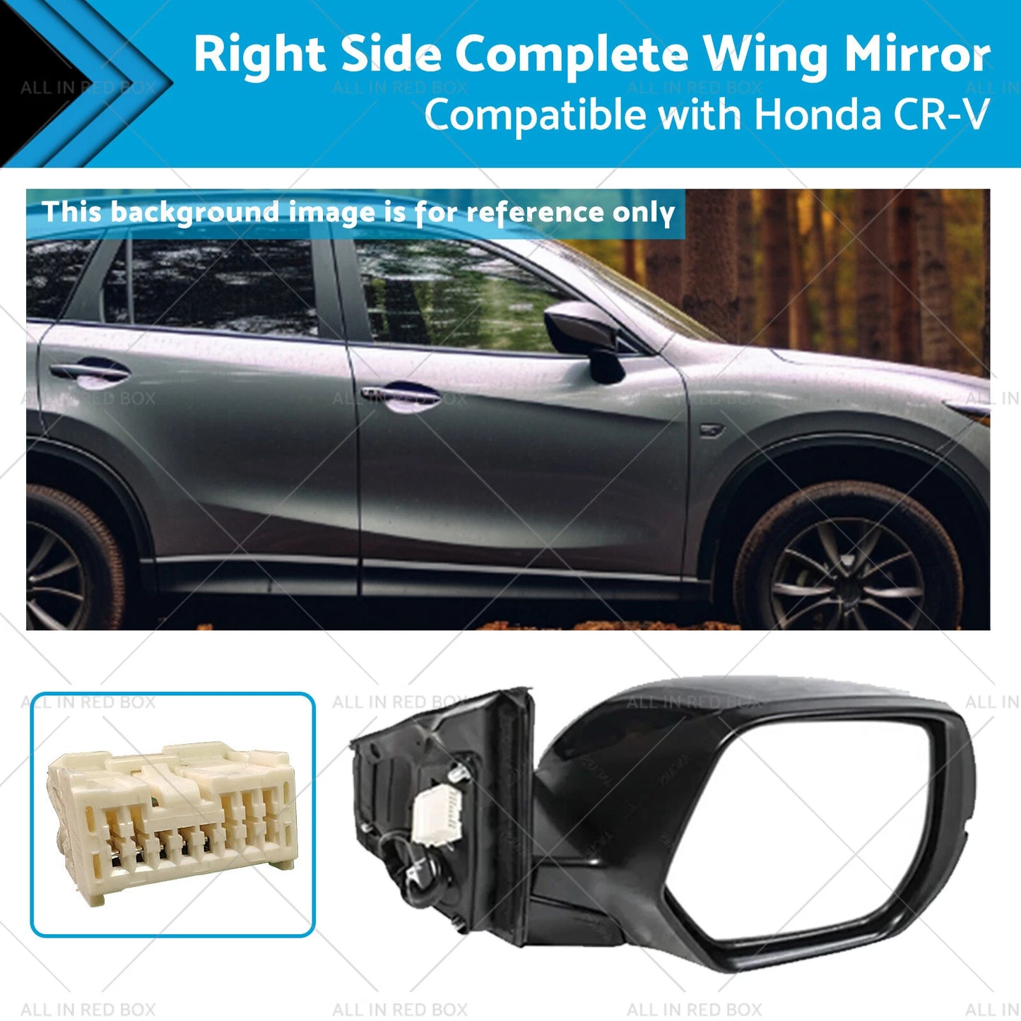 Right Door Mirror for Honda CR-V 2012-2017 Blinker RH