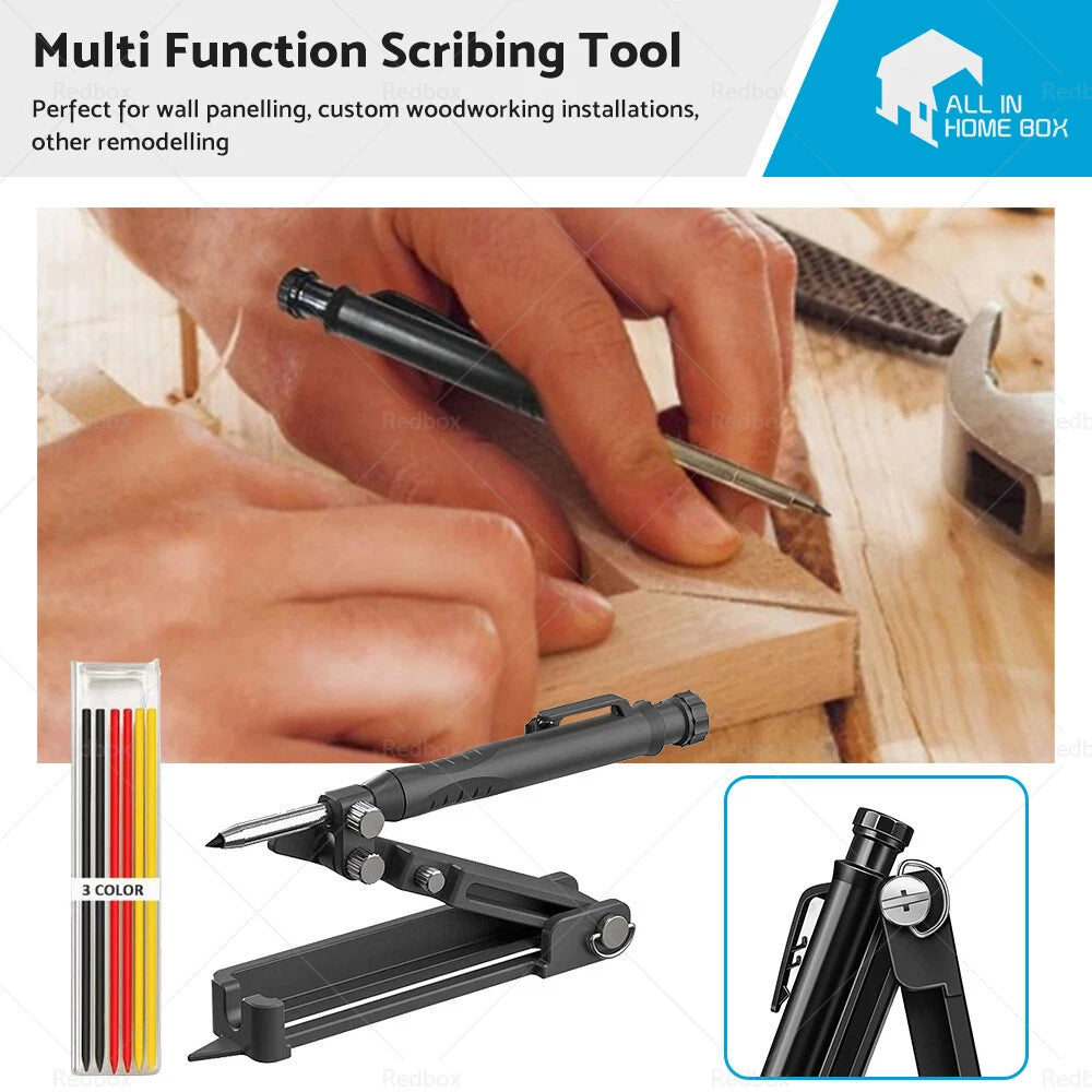 6pcs Multi-function Scribing Tool for Precise Woodworking