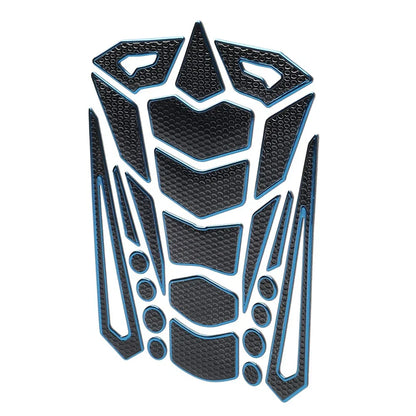 Blue Motorcycle Oil Fuel Tank Pad Cover Guard Protector Decal Sticker