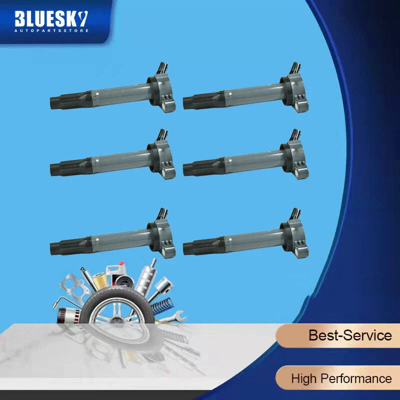 6 x Ignition Coils for Toyota Kluger Lexus RX330 RX400H 3.3L (2001-2007)