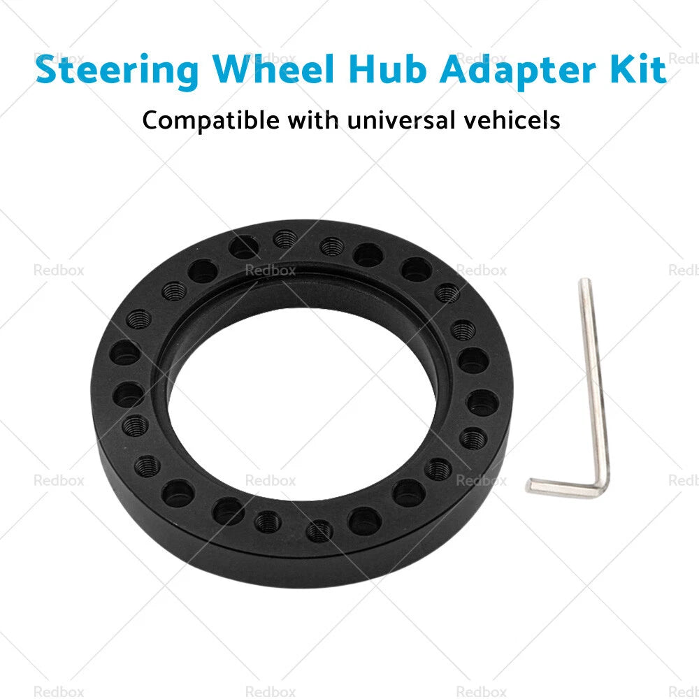 MOMO to NARDI Quick Release Black Steering Wheel Hub Adapter Spacer