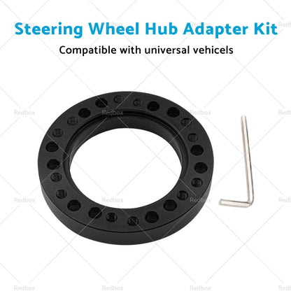 MOMO to NARDI Quick Release Black Steering Wheel Hub Adapter Spacer
