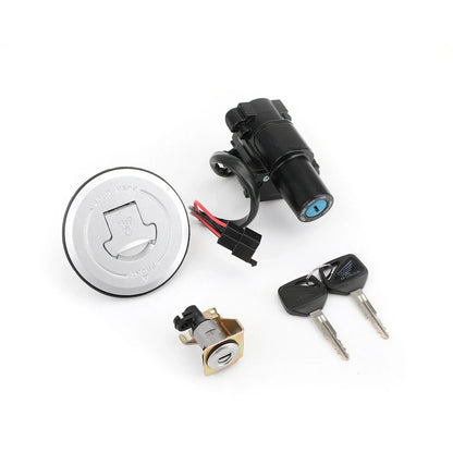 Ignition Switch Fuel Gas Cap Seat Lock Key Set for Honda CBR250R 300R (2011-2018)