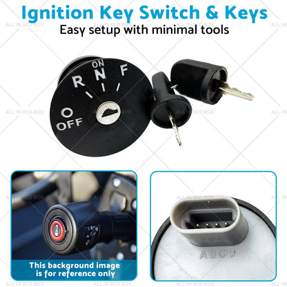 Ignition Key Switch for EZGO RXV Electric Golf Carts (2008 - Present)