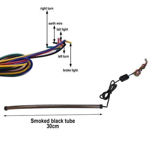 30CM LED Motorcycle Stop Light Strip for Motorcycle