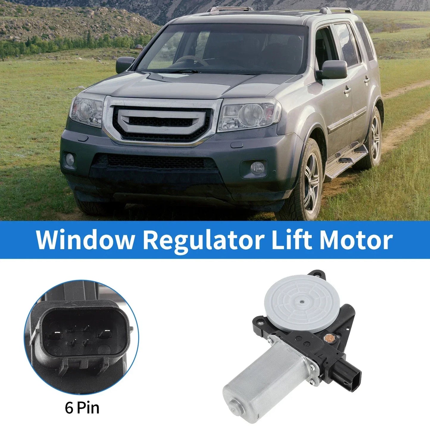 Power Window Regulator Lift Motor for Honda Pilot (2009-2015)