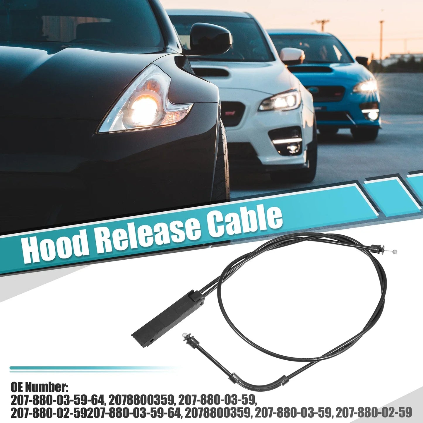 Hood Release Cable for Mercedes Benz A207 C207 W207 (2011-2014)