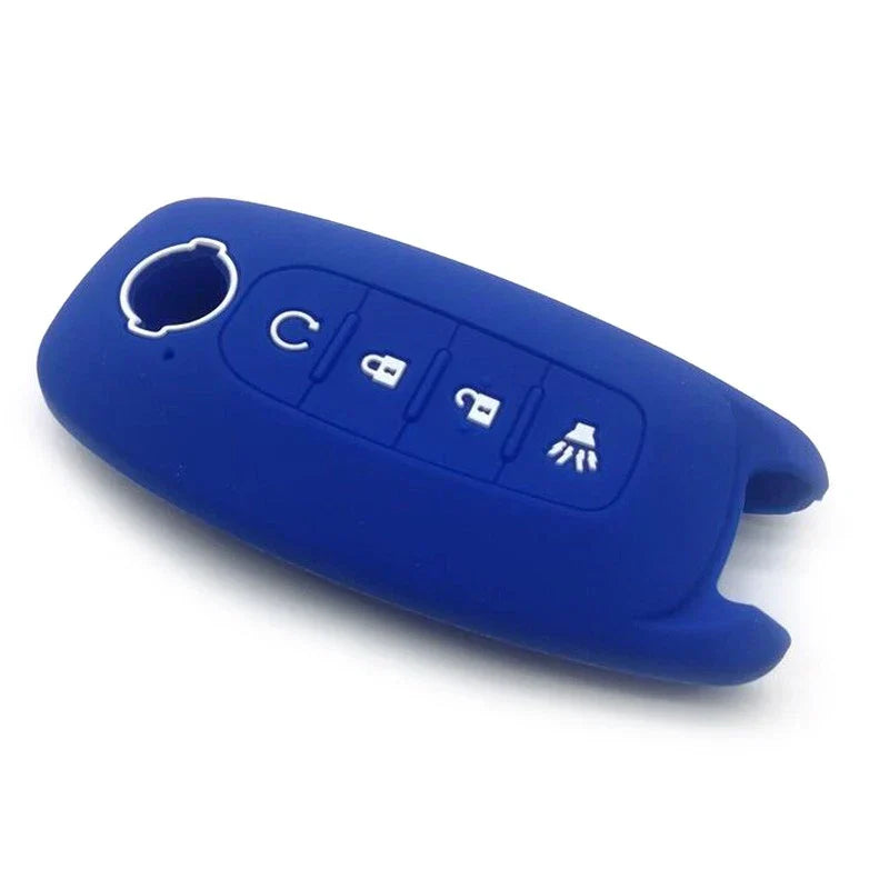 Silicone Keychain Cover for Nissan KICKS Rogue Pathfinder 4 Button (2017-2023)