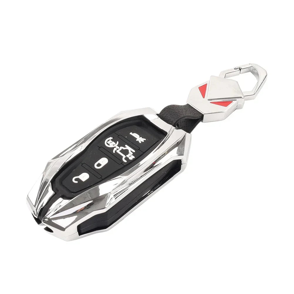 Remote Key Shell Case 1 x Silver for Dodge Ram 1500 Pickup (2019-2023)