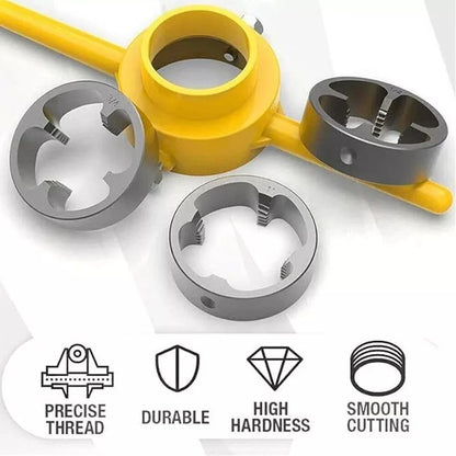 6pcs Plastic Pipe Thread Die Kit for PVC Plumbing Tool
