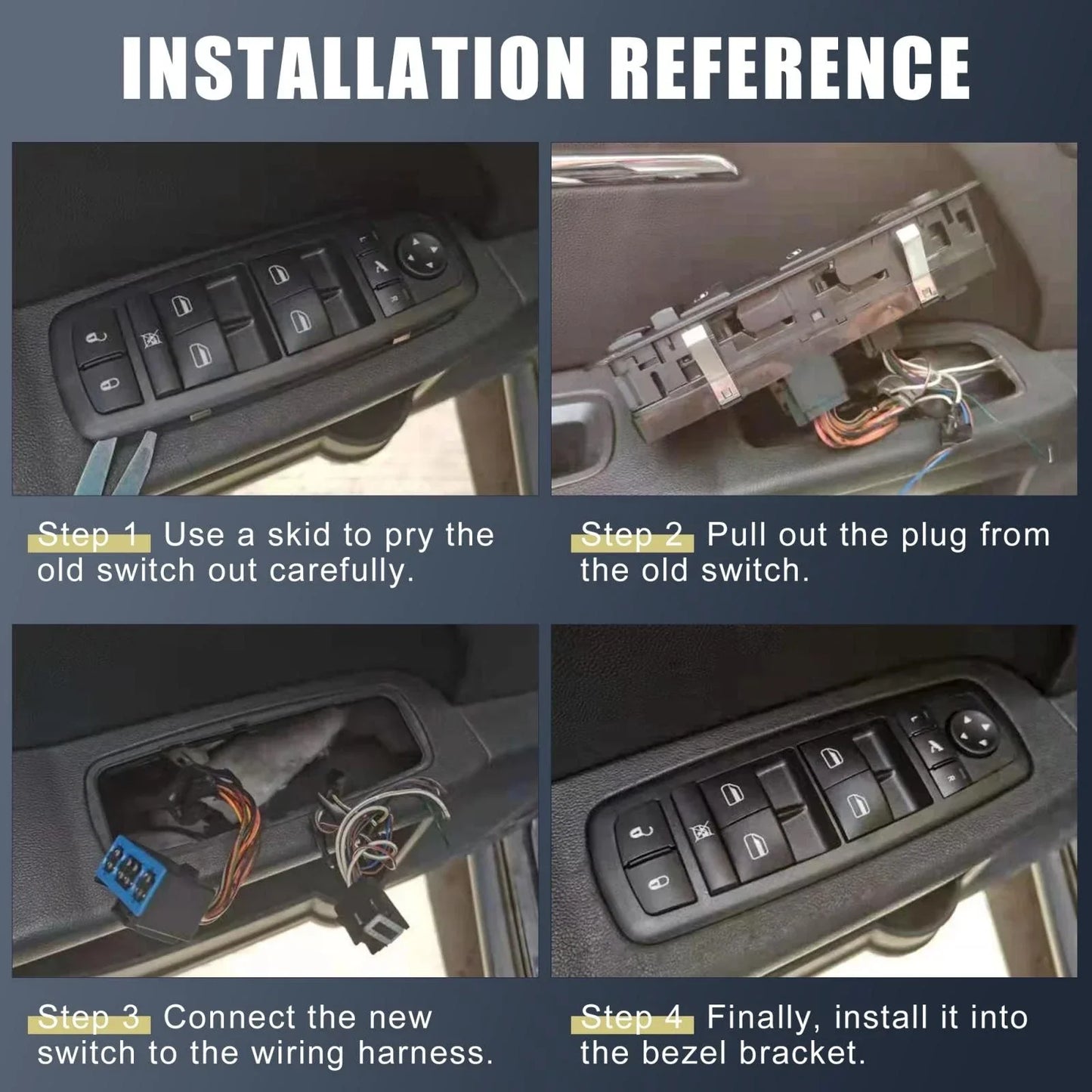 Right Rear Power Window Switch for Honda Civic CR-V (2006-2011)