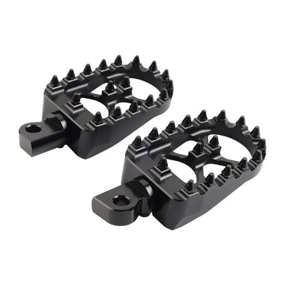 CNC Wide Fat Foot Pegs for Harley Dyna, Sportster, Fatboy
