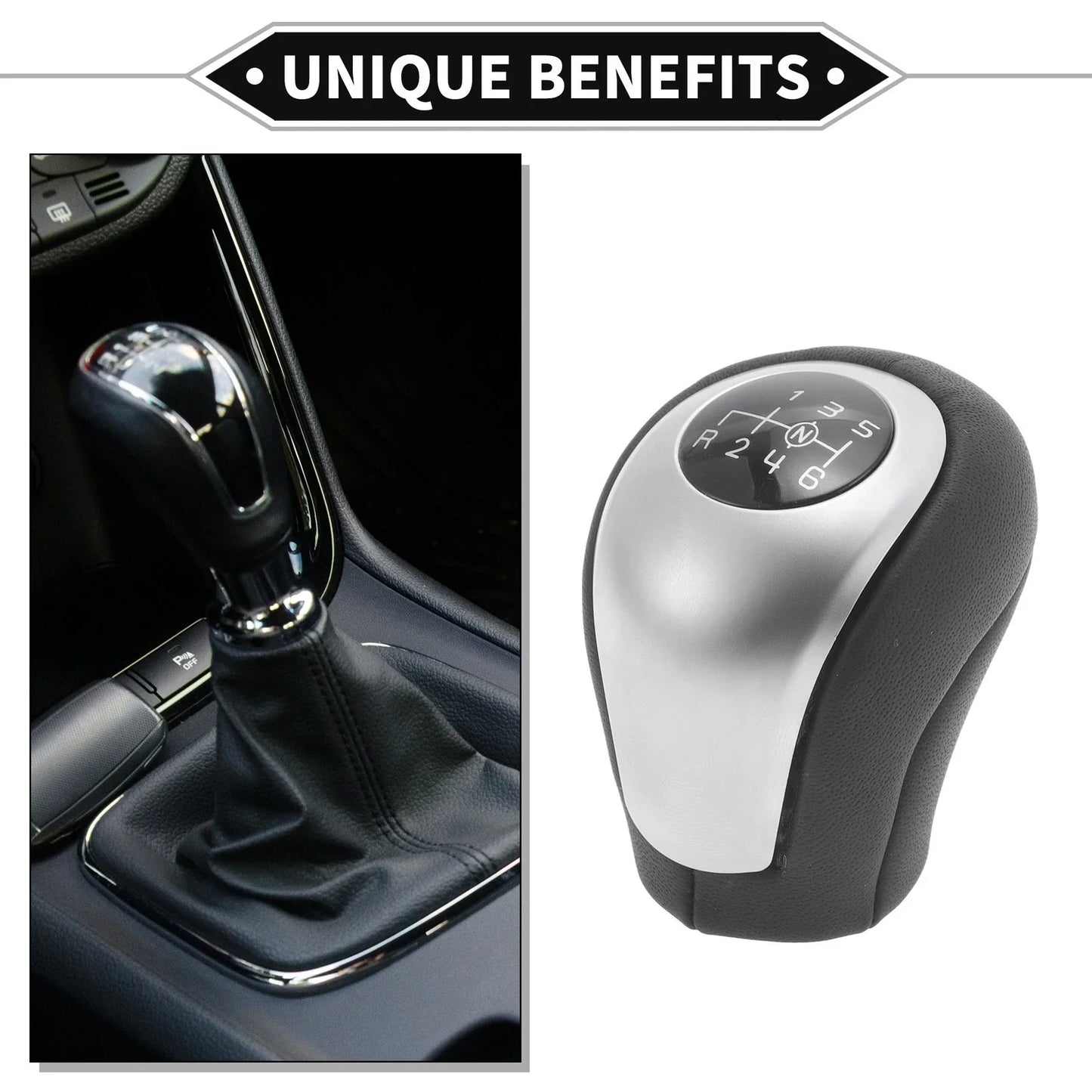 6 Speed Manual Gear Shifter Knob for Mercedes Benz Vito W447 (2017-2021)