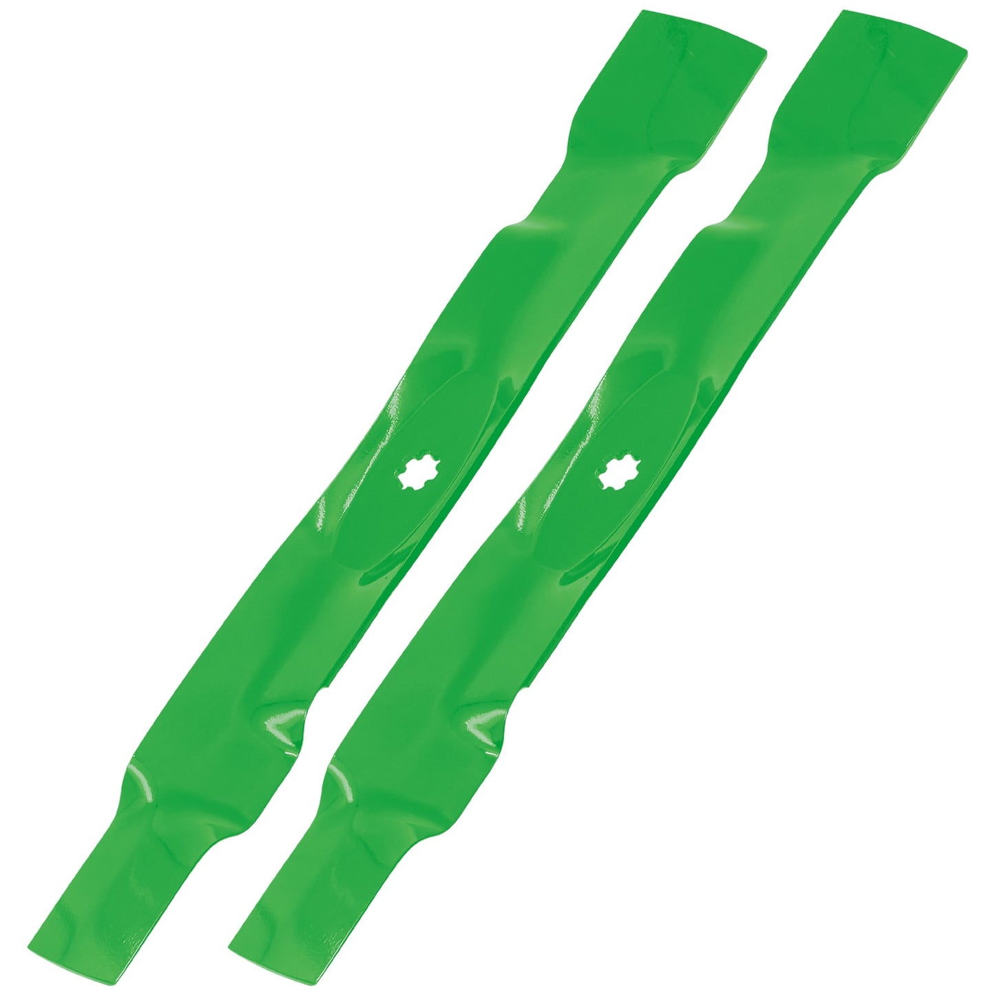 Deck Blade Replacement Set for John Deere LT160 LT180 X105 X110 (21.375 in) (2005–2007)