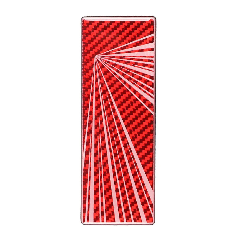 Carbon Red Trunk Emblem Decal for Tesla Model 3, Y, X (2017-2023)