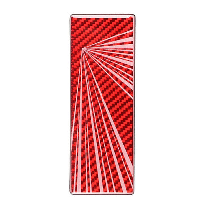 Carbon Red Trunk Emblem Decal for Tesla Model 3, Y, X (2017-2023)
