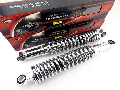 340mm JBS Chrome Rear Shock Absorbers for BMW R75/7 (1976-1978)