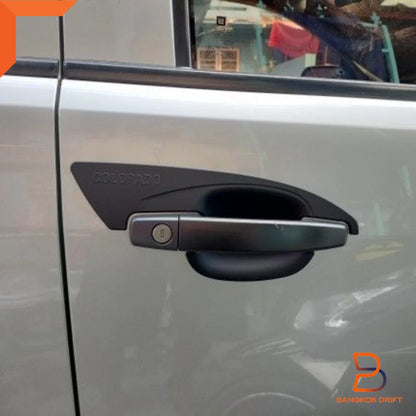 Matte Black Door Handle Cover Insert for Holden Colorado Ute (2012-2023)