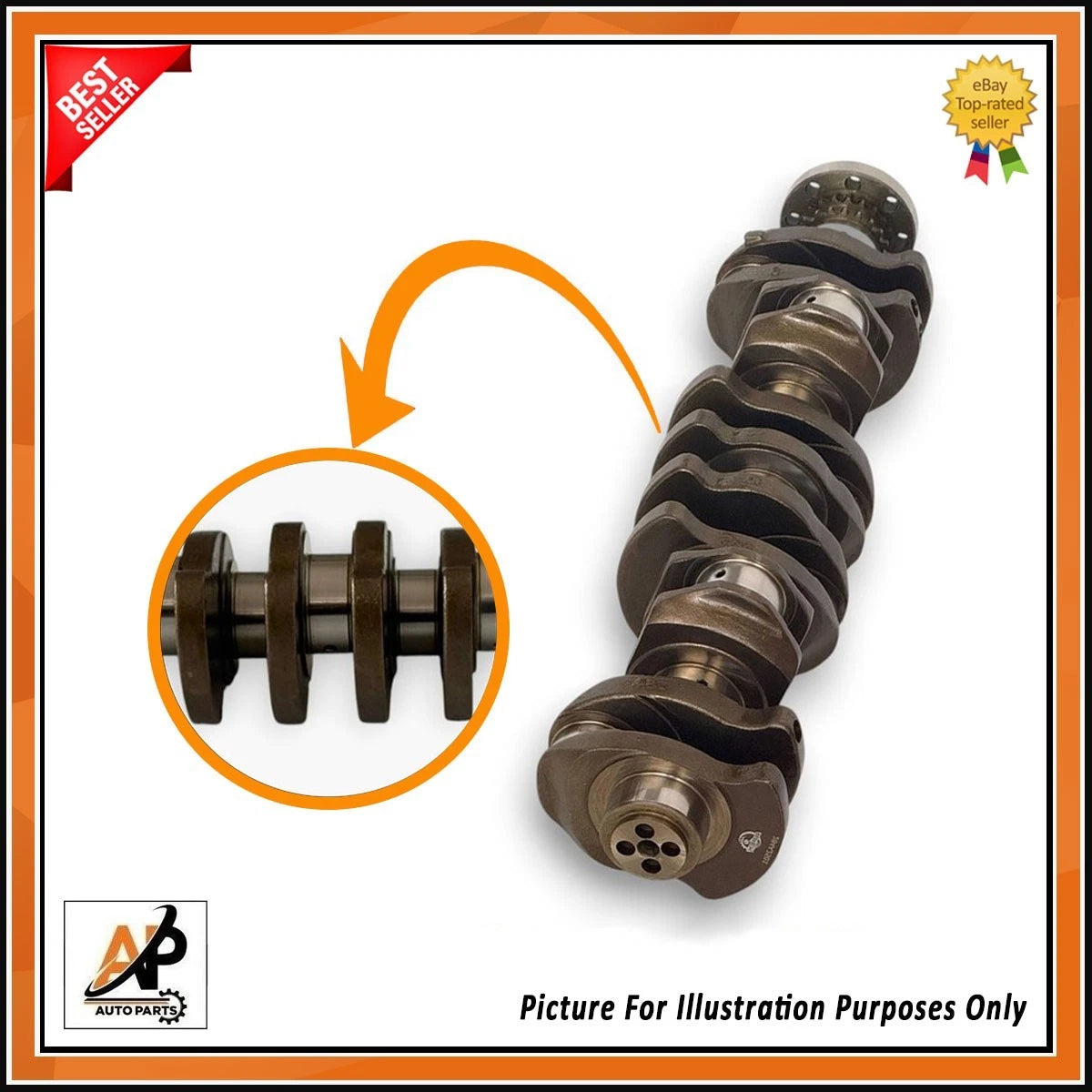 Crankshaft 8 Web Replacement for BMW X3 (2004–2010)