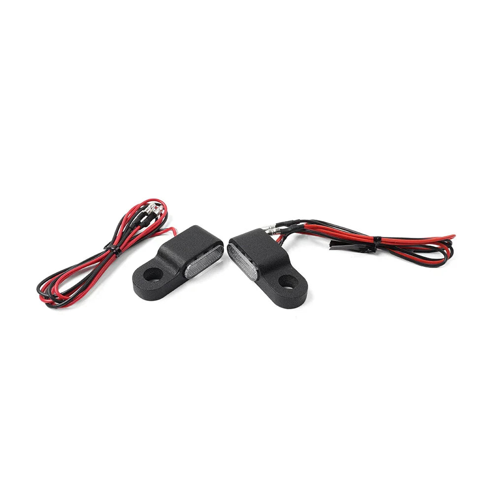 Universal Mini Motor Turn Signal Blinker Lights Amber for Motorcycle