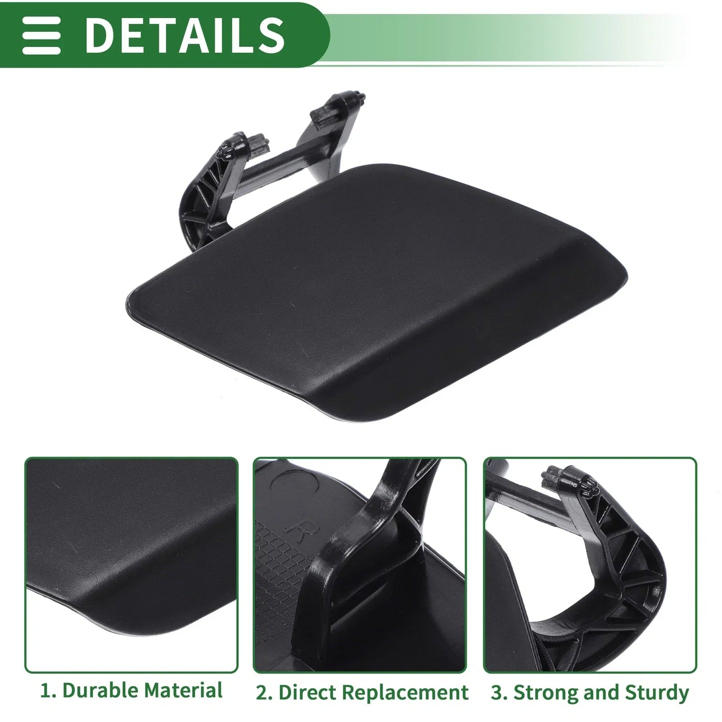 Front Right Side Bumper Headlight Washer Nozzle Cover for Mercedes-Benz E550
