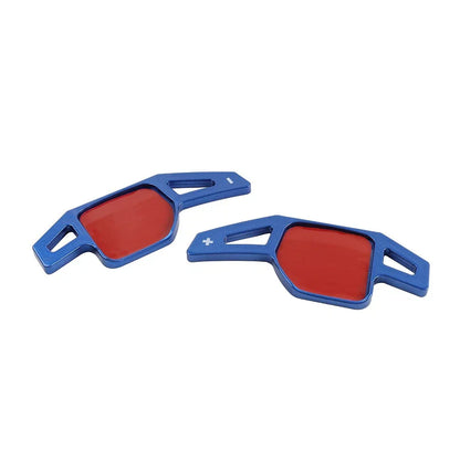 Blue Steering Shifter Paddle Extensions for Audi A3 A4 A5 A6 A7 A8