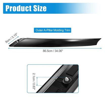 Windshield A Pillar Trim for Hyundai Veloster 2012-2017 2 x Left Right