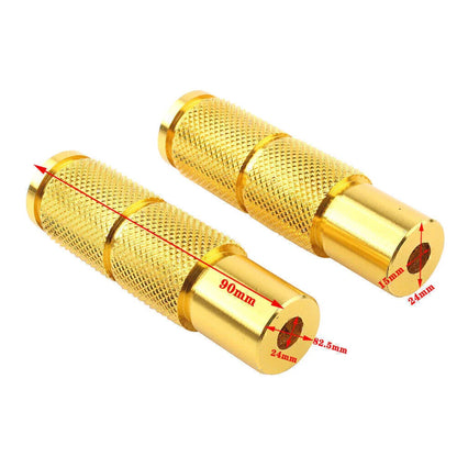 CNC Gold Rear Set Foot Pegs for Universal Motorbike