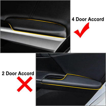 Front Door Armrest Panel Lid Cover for Honda Accord Crosstour (2010-2015)