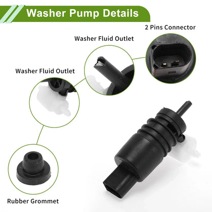 Windshield Washer Pump w/Grommet for Benz (2013-2019)