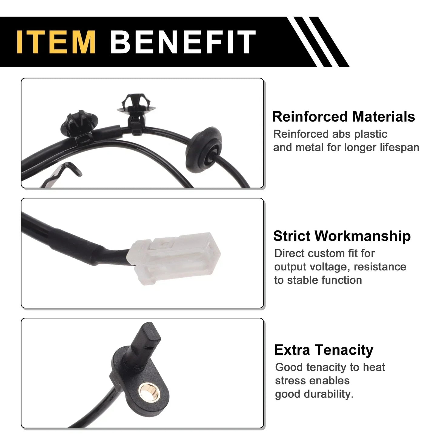 ABS Wheel Speed Sensor for Honda City (2012-2014) - 1 x Rear Right Sensor