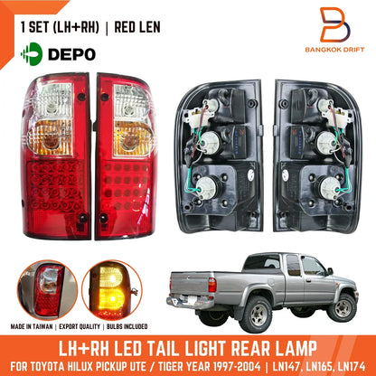 LED Red Tail Light for Toyota Hilux LN147 LN167 LN174 (1998-2004)