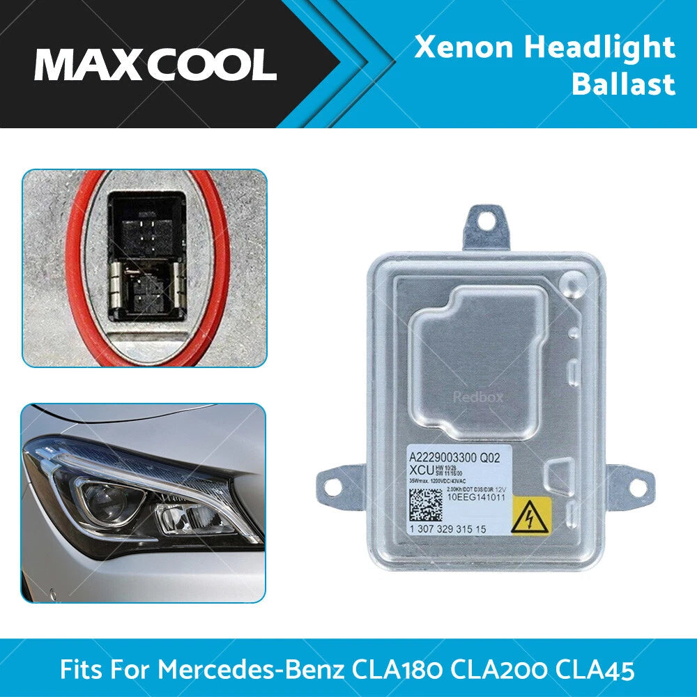 Xenon HID Headlight Control Ballast Module for Mercedes CLA GLA (2014-2023)