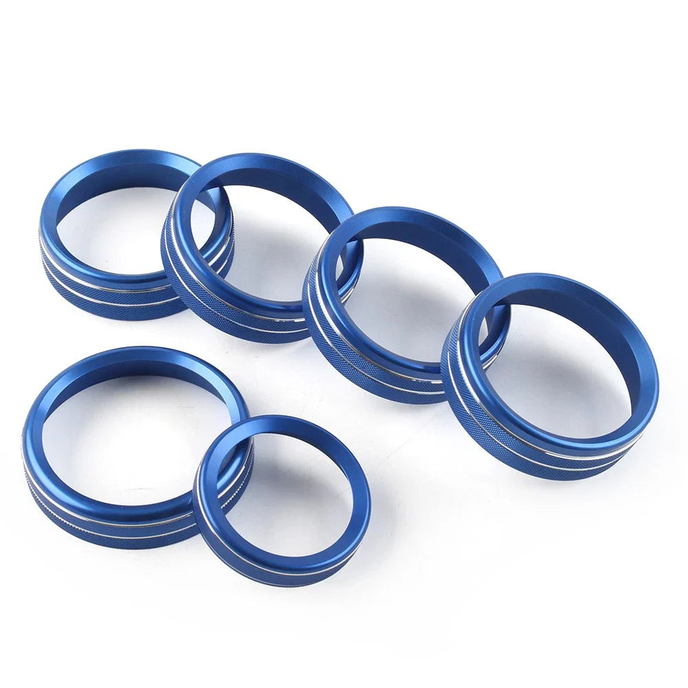Air Conditioner Switch Knob Trim for Ford F150 XLT (2015-2020) Blue