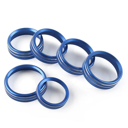 Air Conditioner Switch Knob Trim for Ford F150 XLT (2015-2020) Blue