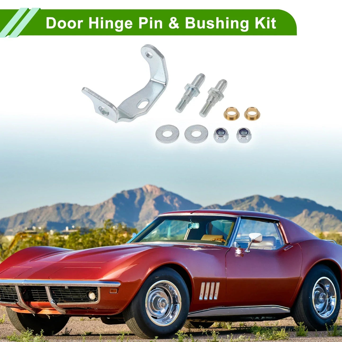 Door Hinge Pin & Bushing Kit for Cadillac Escalade & Chevrolet (2002-2023)