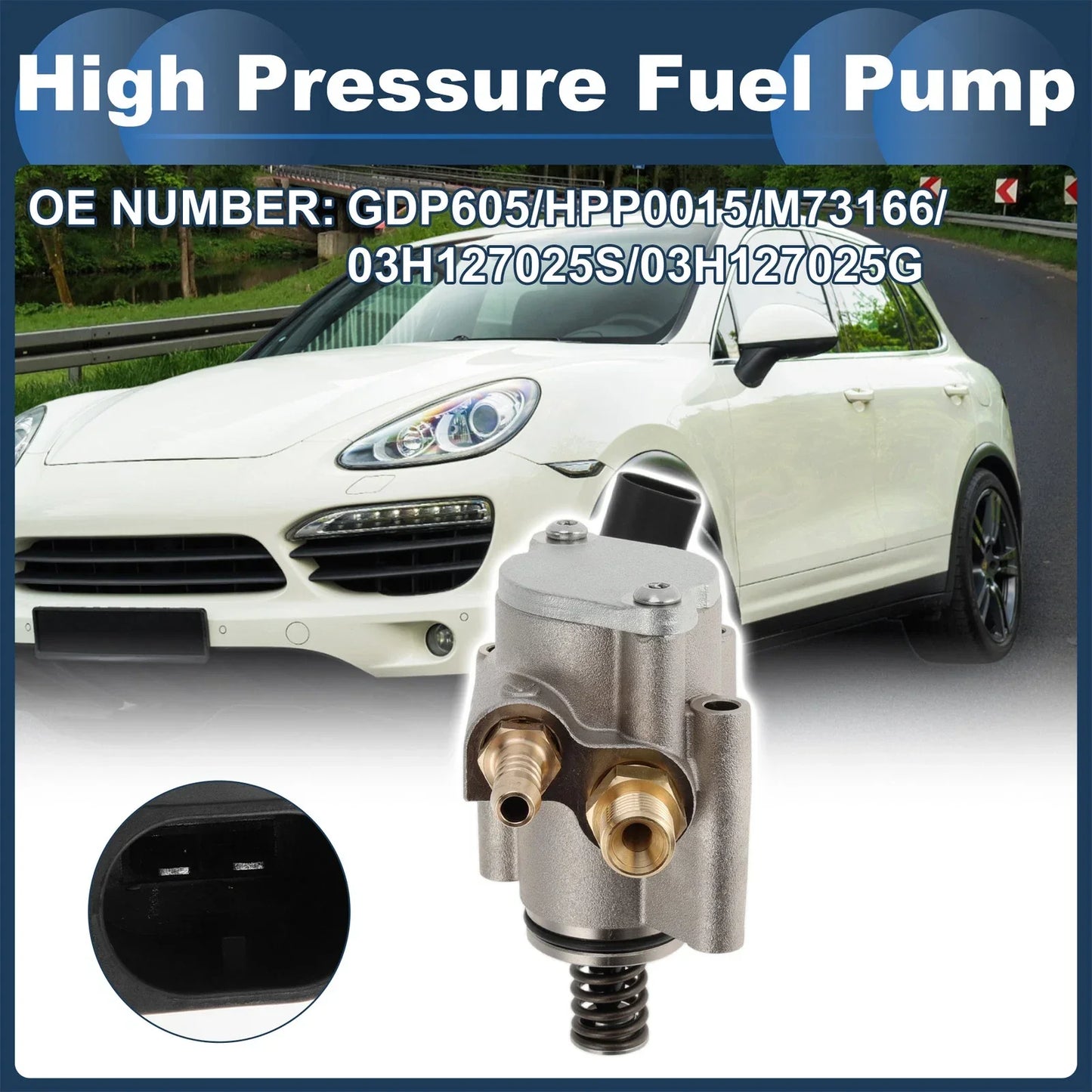 High Pressure Fuel Pump Assembly for Porsche Cayenne (2003-2010)