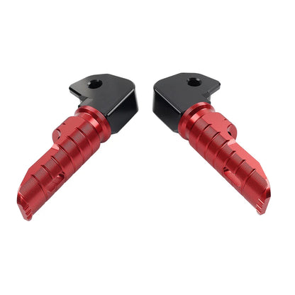 Red Rear Footrests Passenger Pegs for Honda Forza 750 (2021-2023)