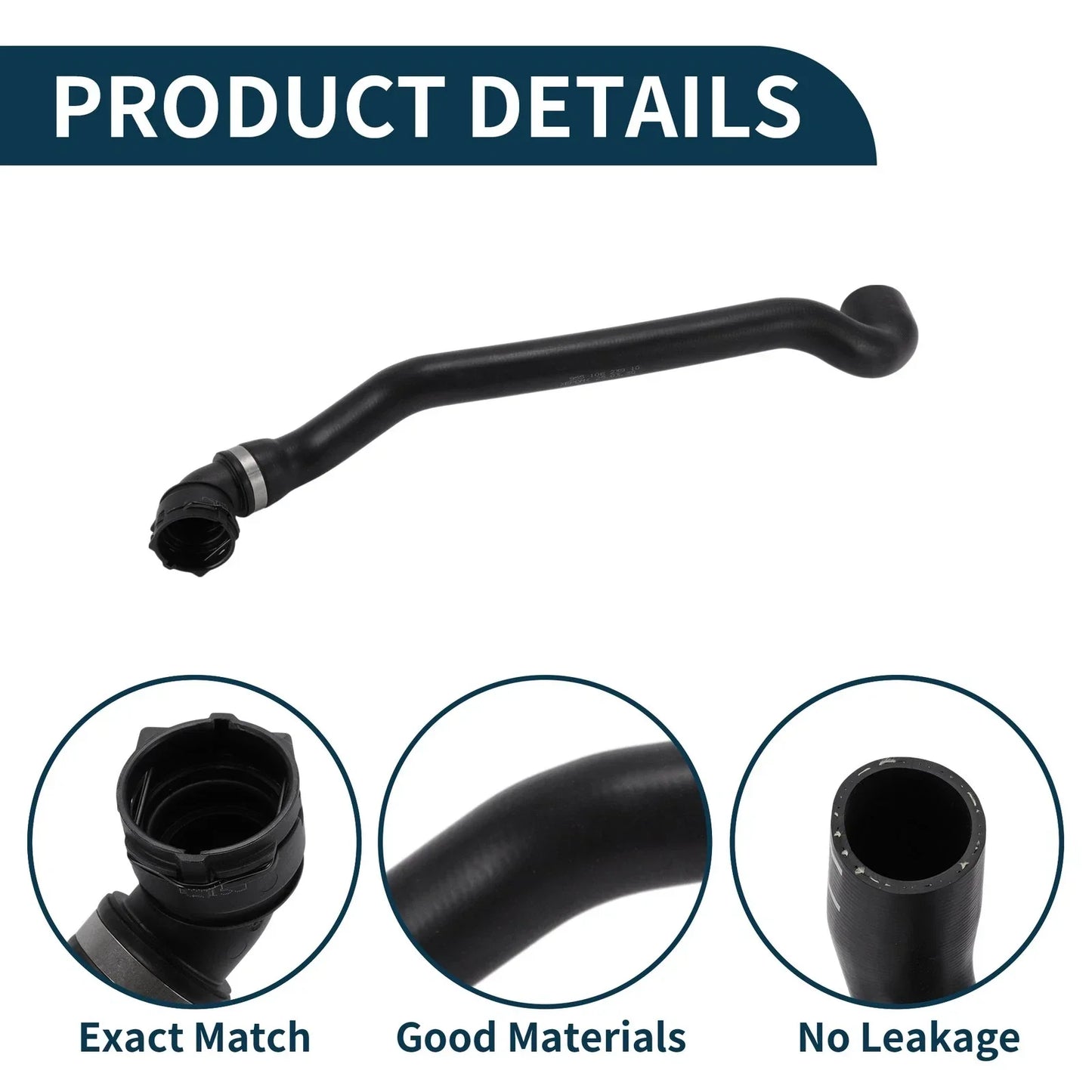 Radiator Hose for Porsche Cayenne 2003-2006 (2 x)