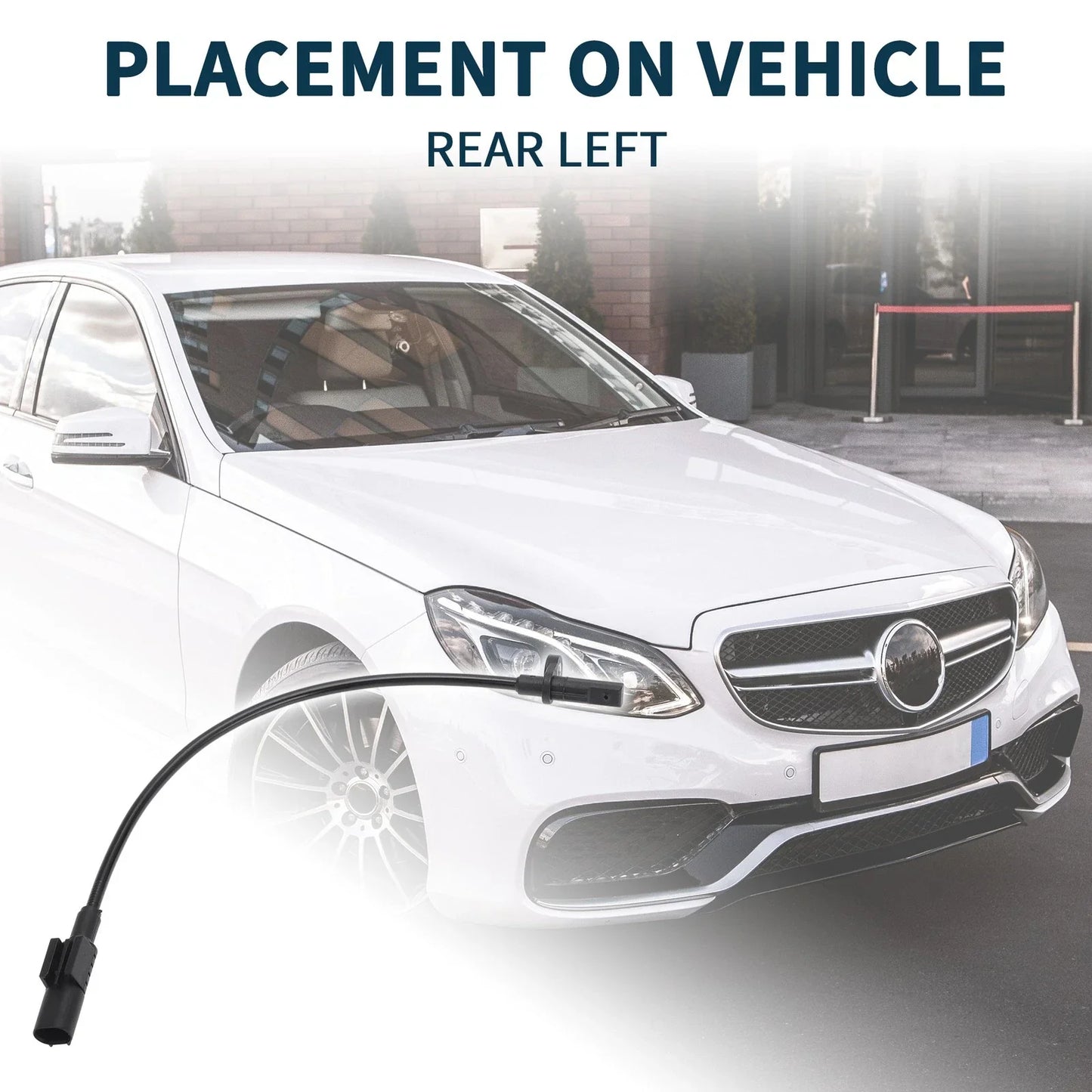 Rear Left ABS Wheel Speed Sensor for Mercedes-Benz GL350 ML350 (2010-2012)