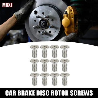 12 x Brake Disc Rotor Screws Kit for Honda Accord Civic