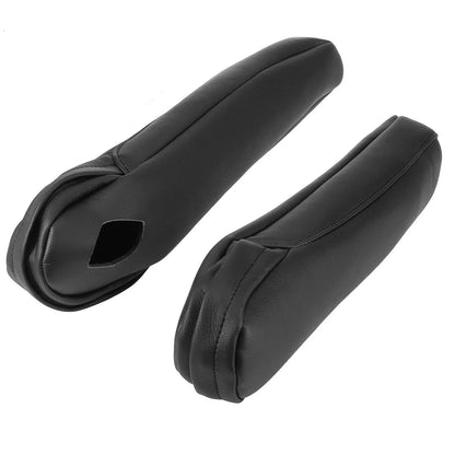 Front Seat Armrest Covers for Honda Odyssey (2005-2010) - 1 Pair Black