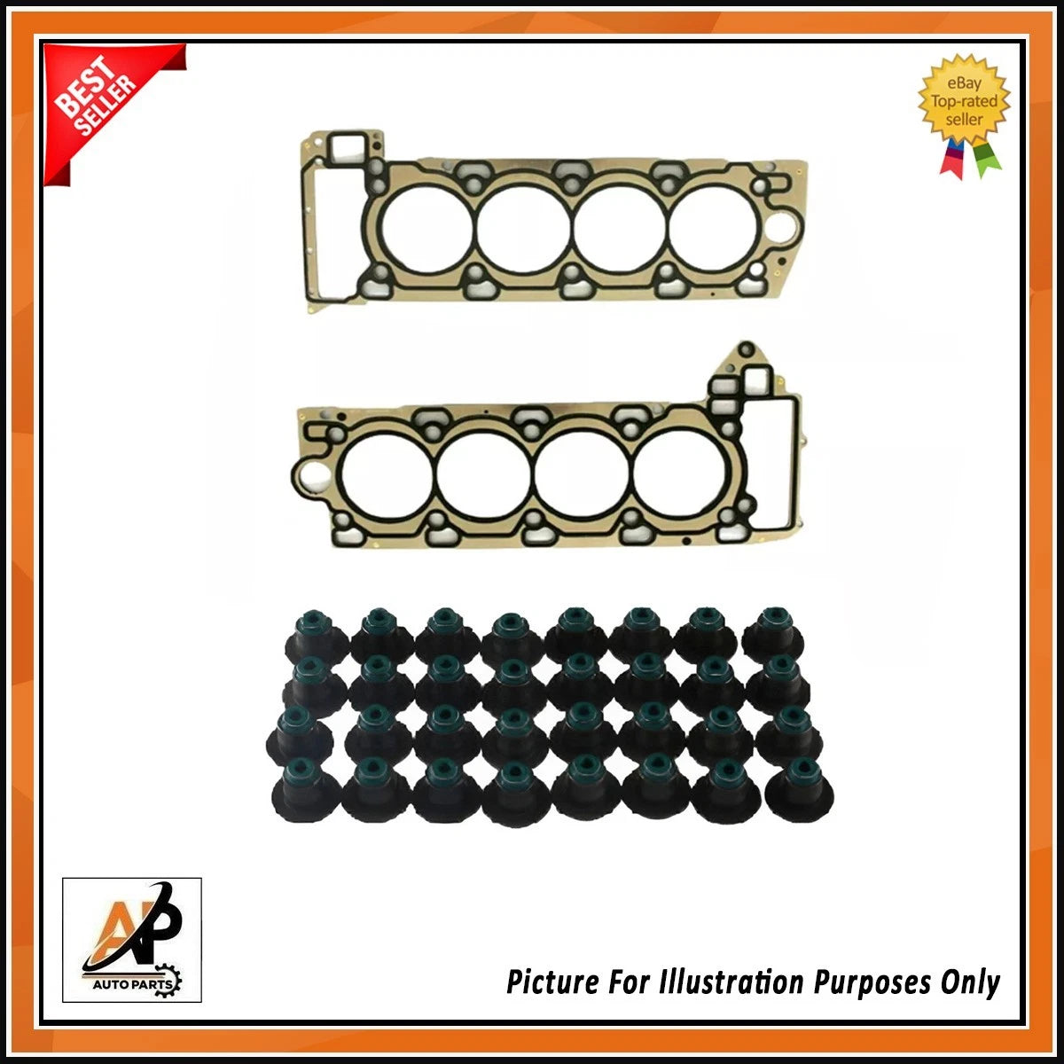 Head Gasket Kit Replacement with Valves Seal for Land Rover 5.0 (508) (2010–2014)